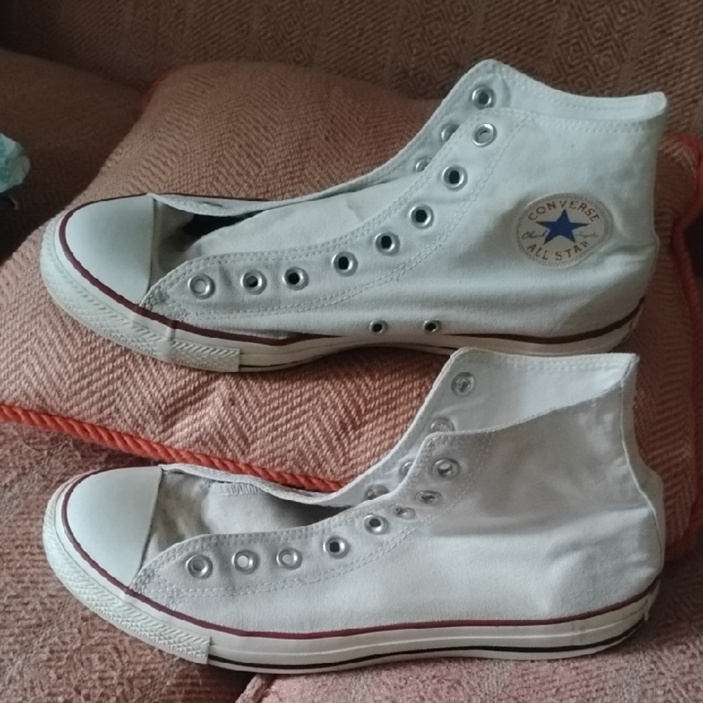 Converse Off-White High-Top Sneakers